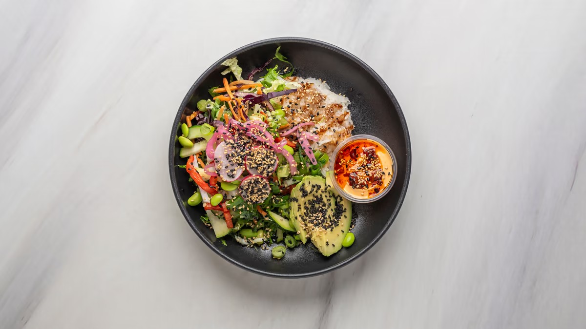 Poké Bowl med Sushiris